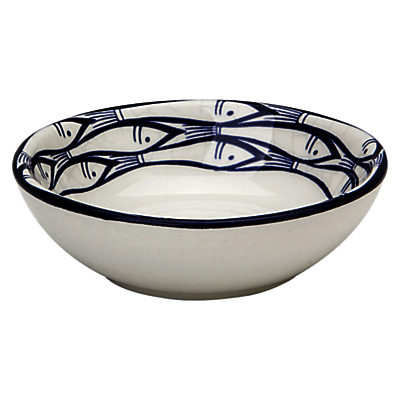 Jersey Pottery Sardine Run Dipping Bowl, Dia.9cm